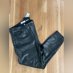 Abercomie Vegan Leather pants